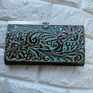 Patricia Nash Cauchy Floral Embossed Clutch/Wallet